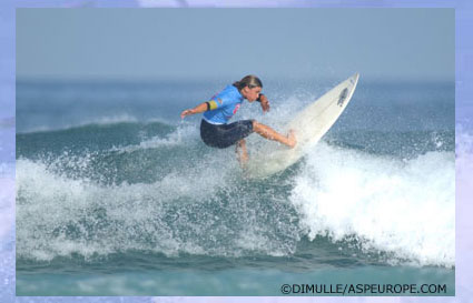 Photo Aur&eacute;lie Rip Curl pro 2003